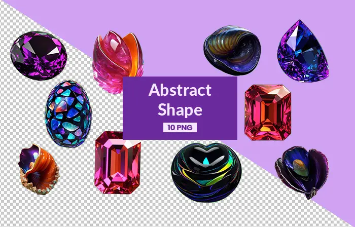 Creative 3D Shape Design Elements Pack image